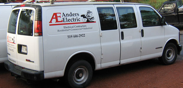 Anders Electric Service Van